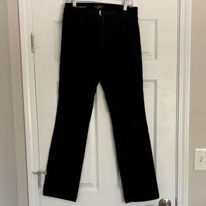 LOFT Women's Modern Sexy Boot Black Cords. Size 28.